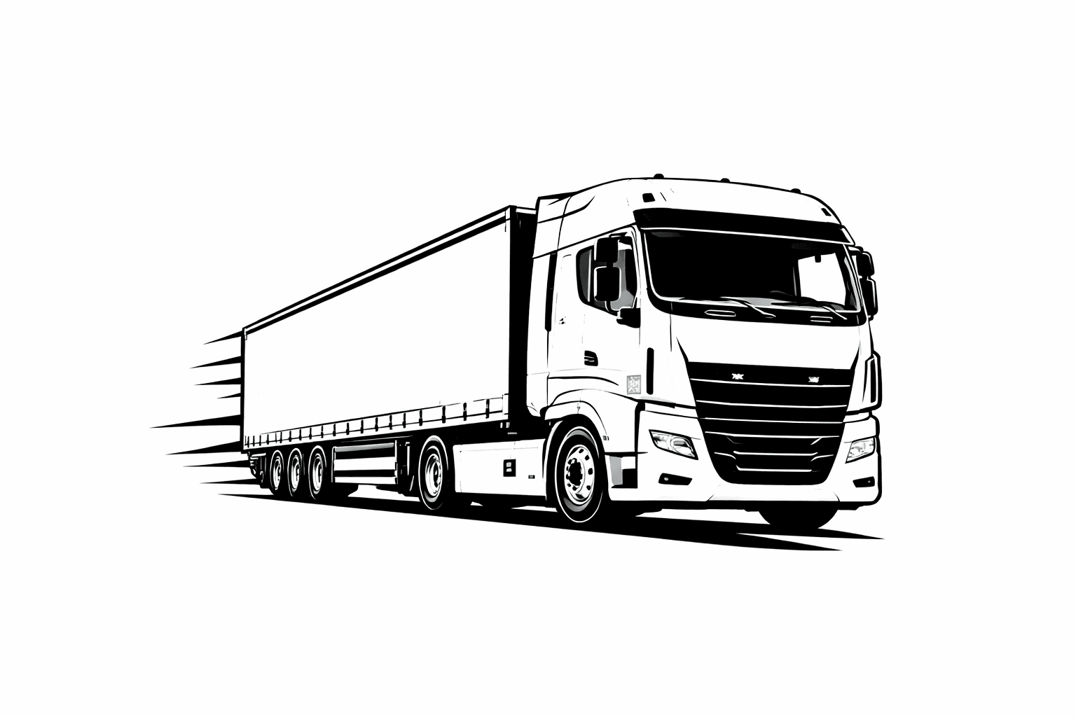 Beschleunigte Grundqualifikation mit LKW auf Autobahn